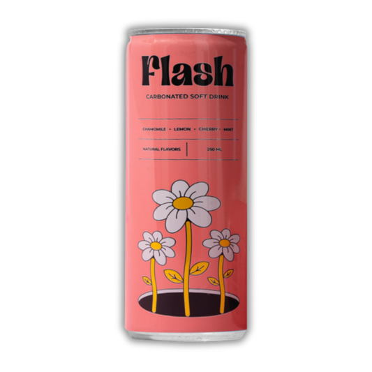 Flash Cherry Carbonated Soft Drink – 24 Pack