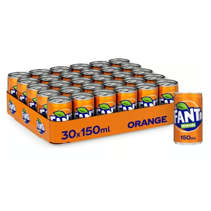Fanta Orange - 150ml Cans (30 Pack)