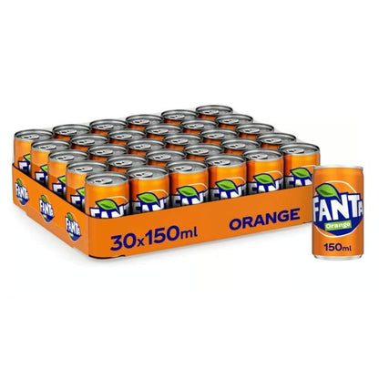 Fanta Orange - 150ml Cans (30 Pack)
