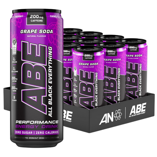 ABE Grape Soda Energy Drink – 12 Pack