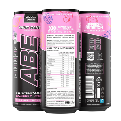 ABE Fruit Candy Energy Drink – 12 Pack