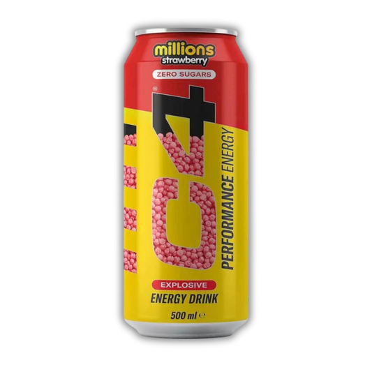 C4 Millions Strawberry Energy Drink – 24 Pack